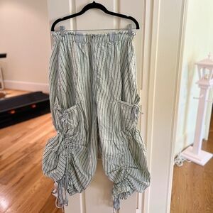 Striped Balloon Pants